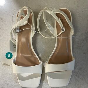 a new day Cream Sandals